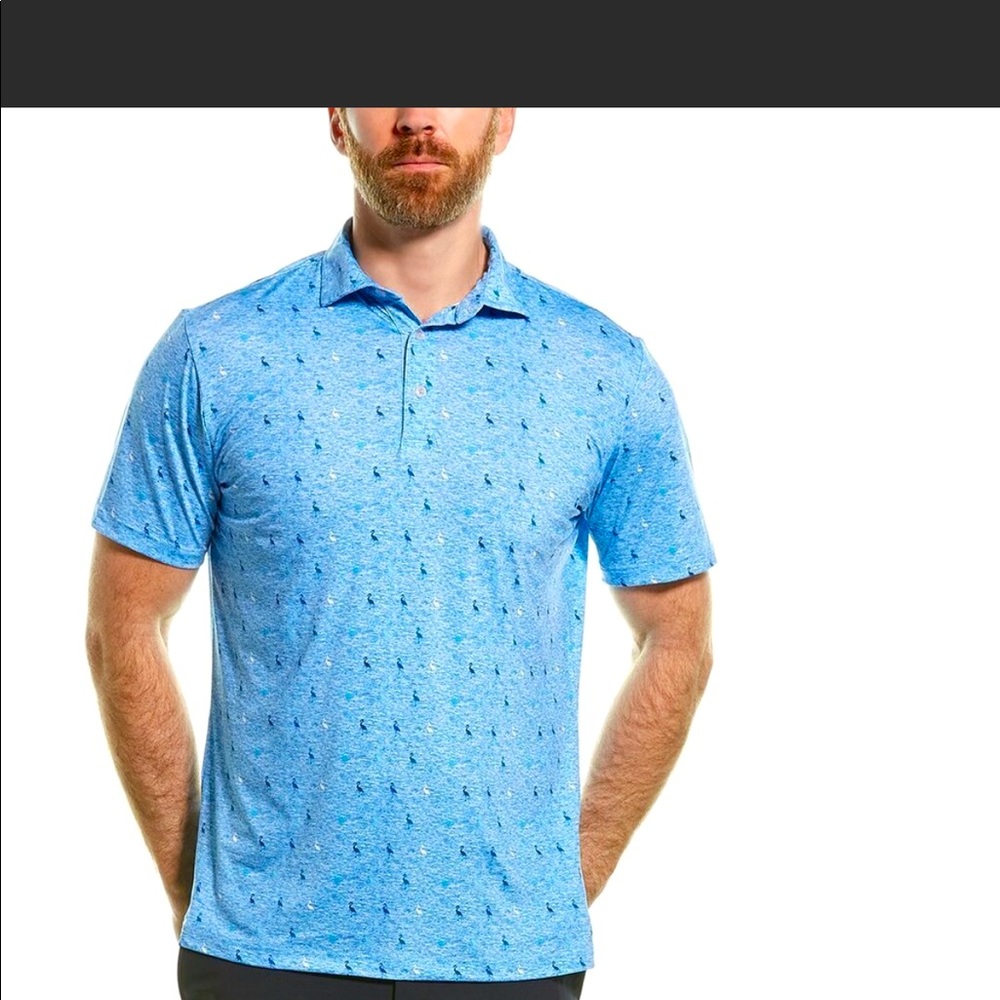 Tailorbryd Performance Polo Polyester Spandex. Si… - image 1